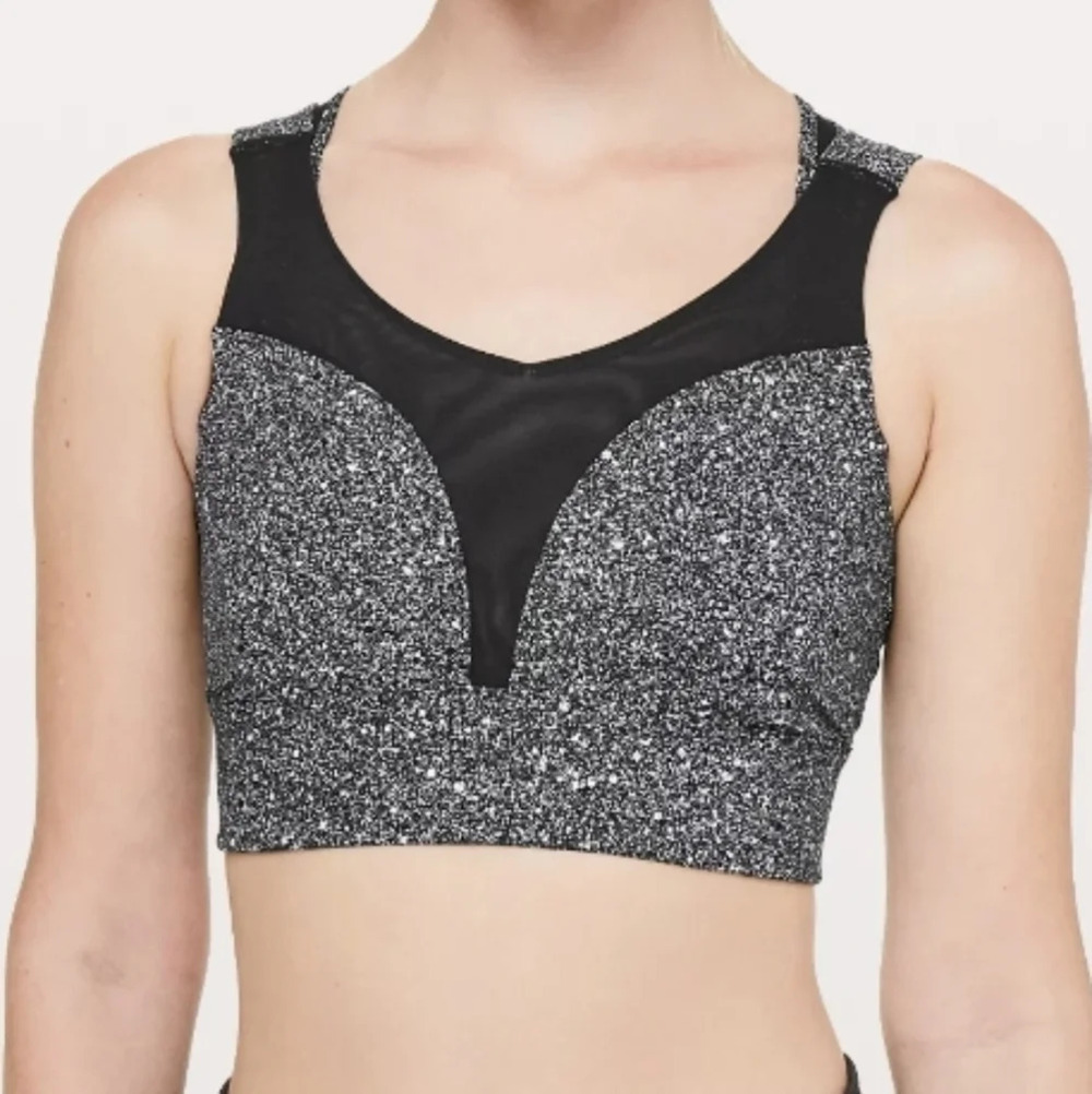 Lululemon Women's Oxygen Bra Flashback Static Sports Bra 4